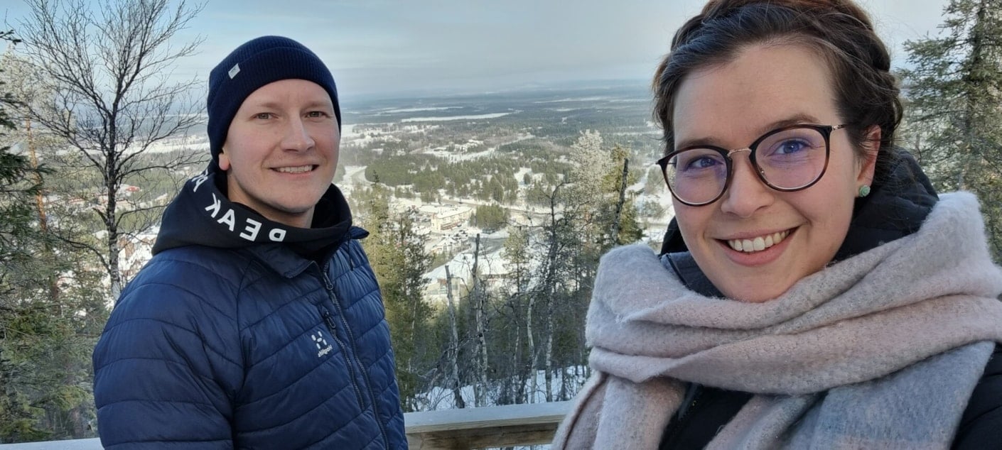 Kariniemen Kiiskin tila tilanpitäjät lumimaisemissa